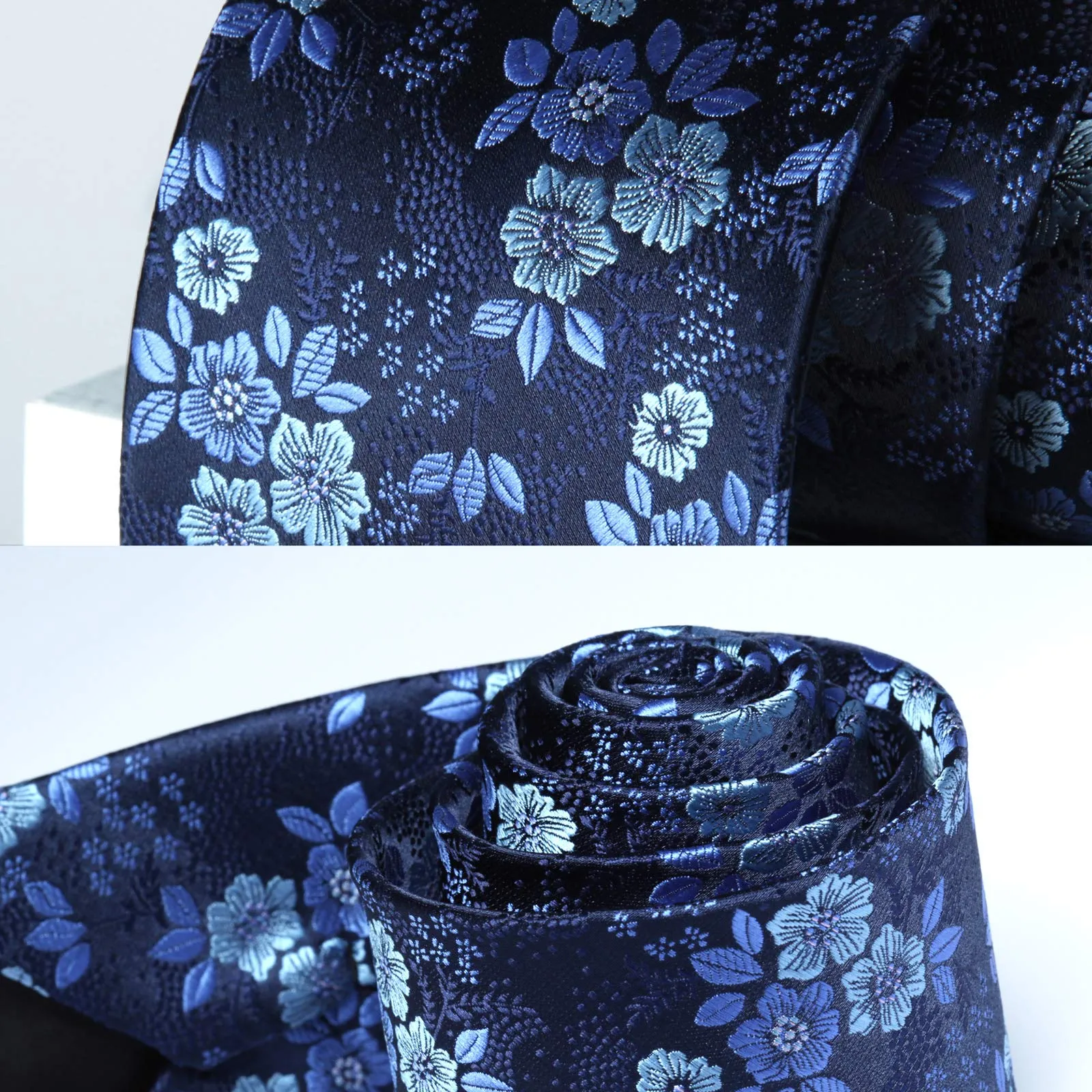 3PCS Tie & Pocket Square Set - T3-08