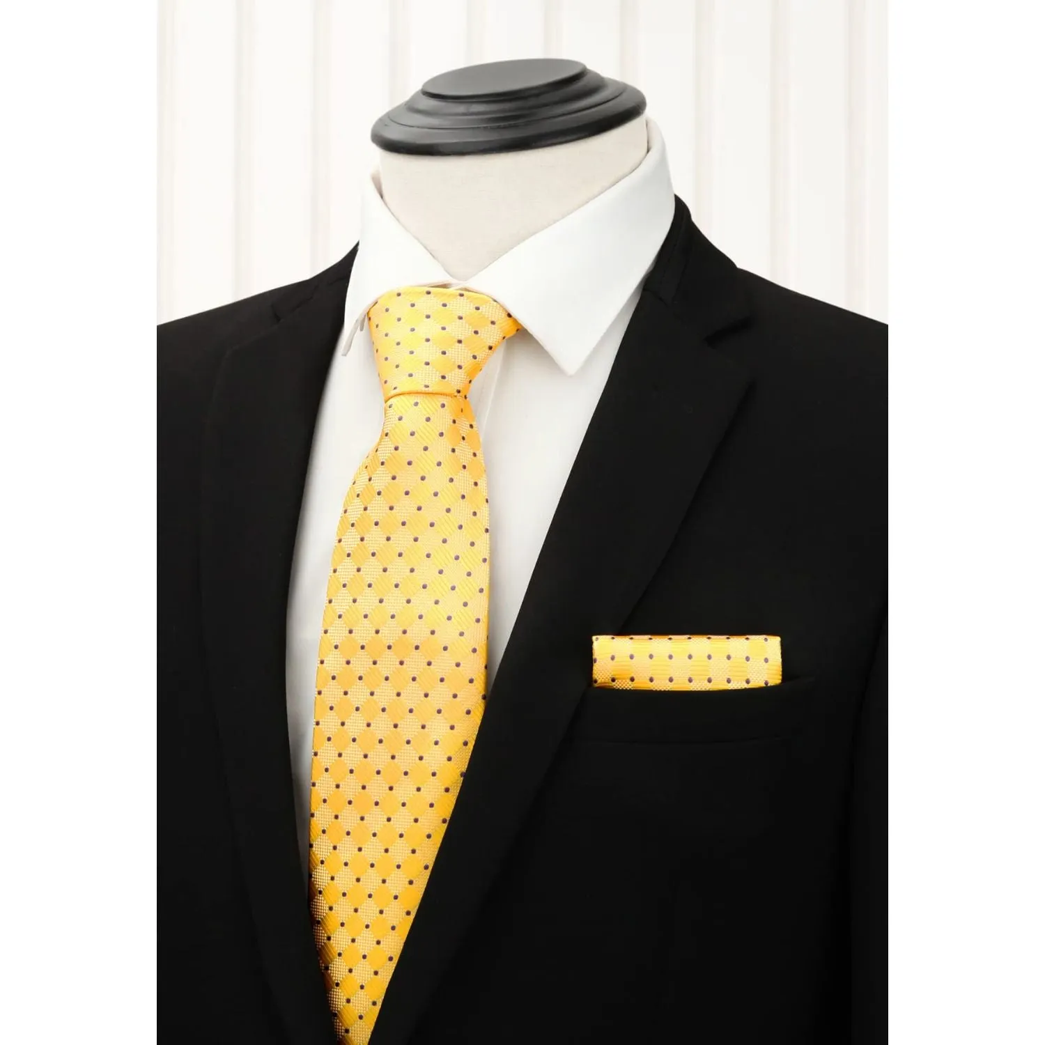 3PCS Tie & Pocket Square Set - T3-08