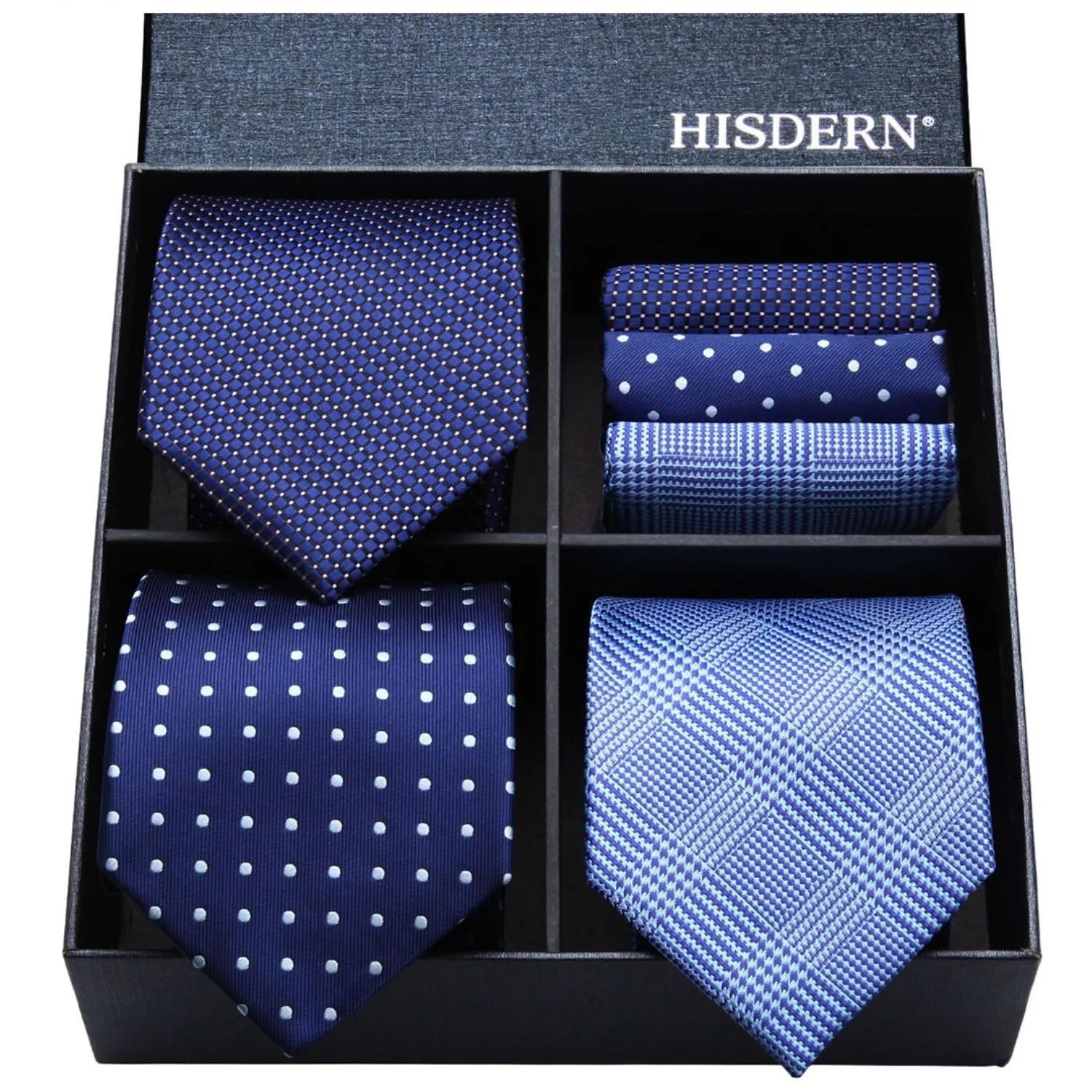 3PCS Tie & Pocket Square Set - T3-13