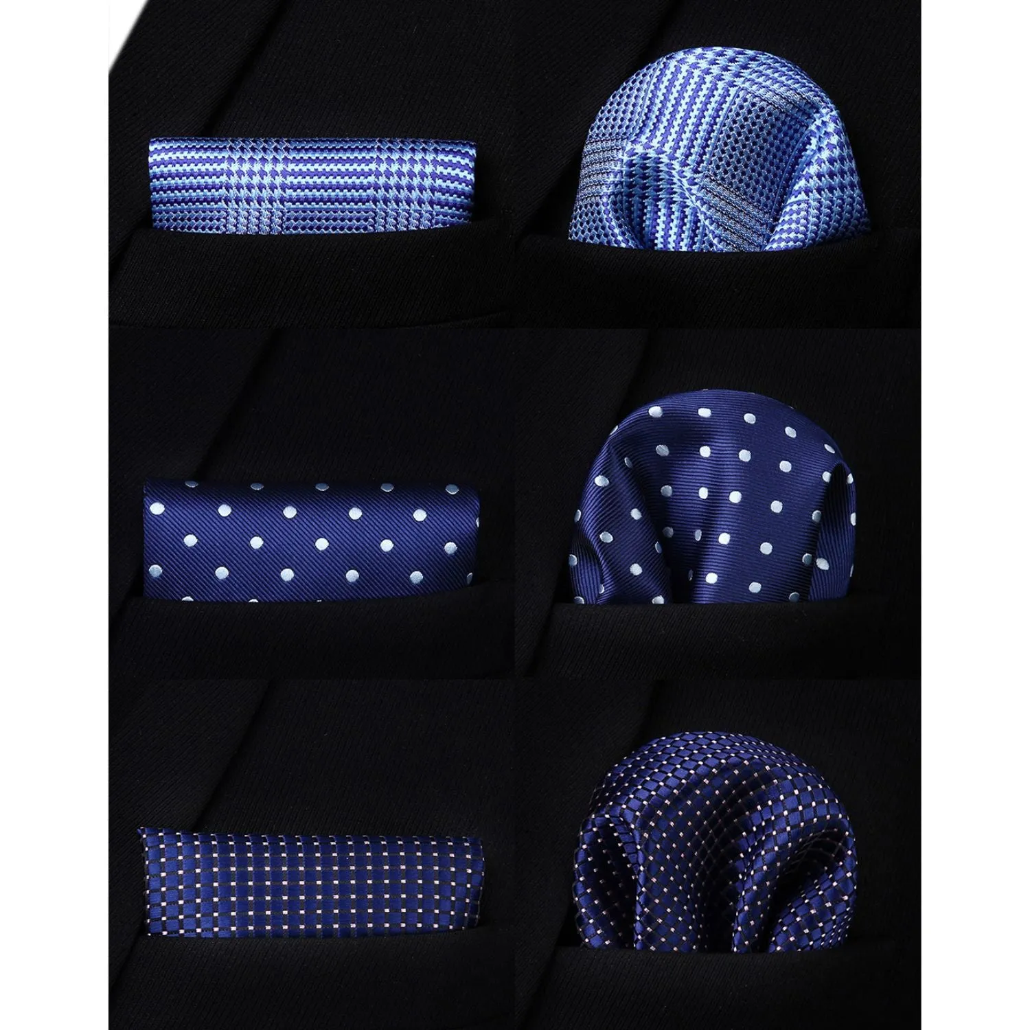 3PCS Tie & Pocket Square Set - T3-13