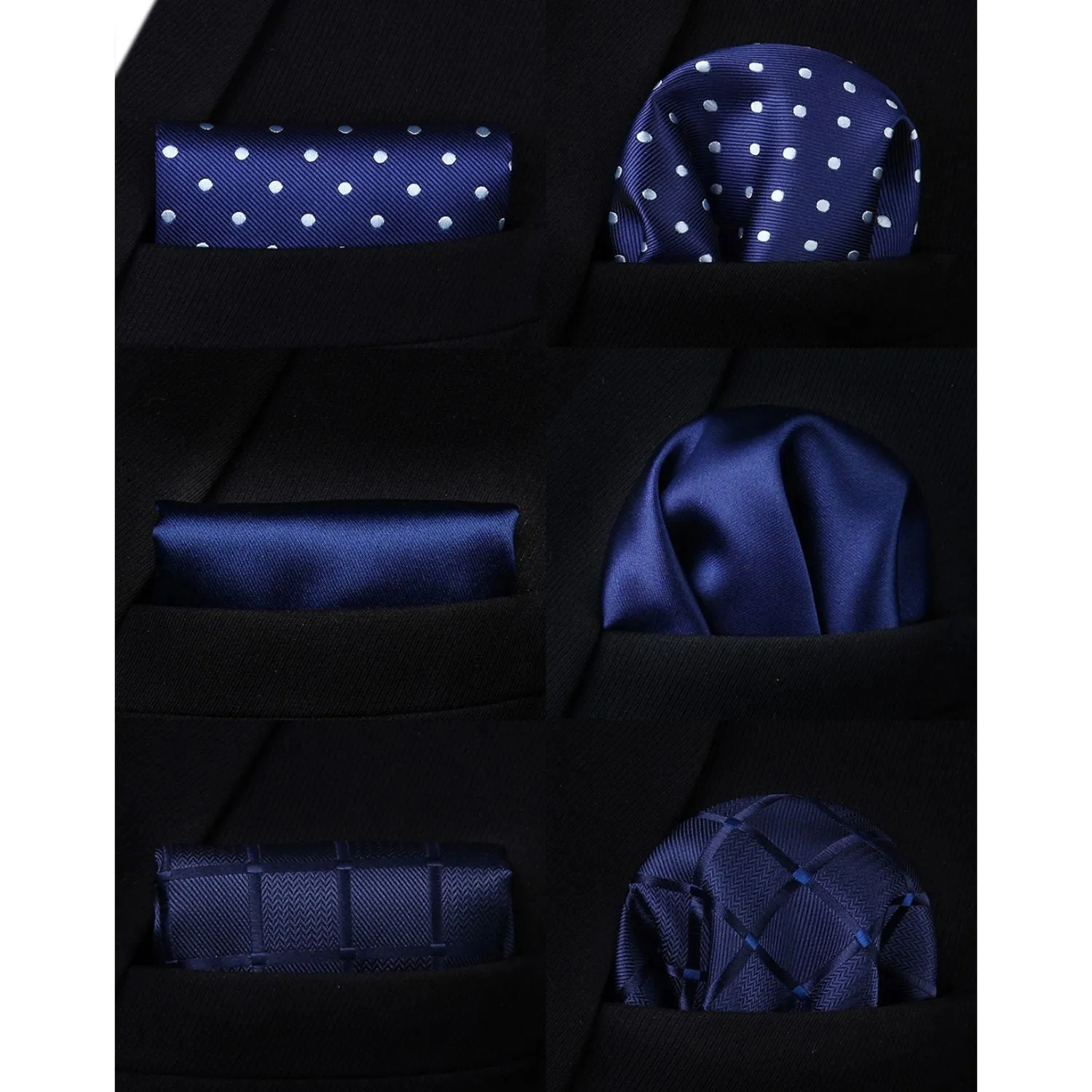 3PCS Tie & Pocket Square Set - TB3003