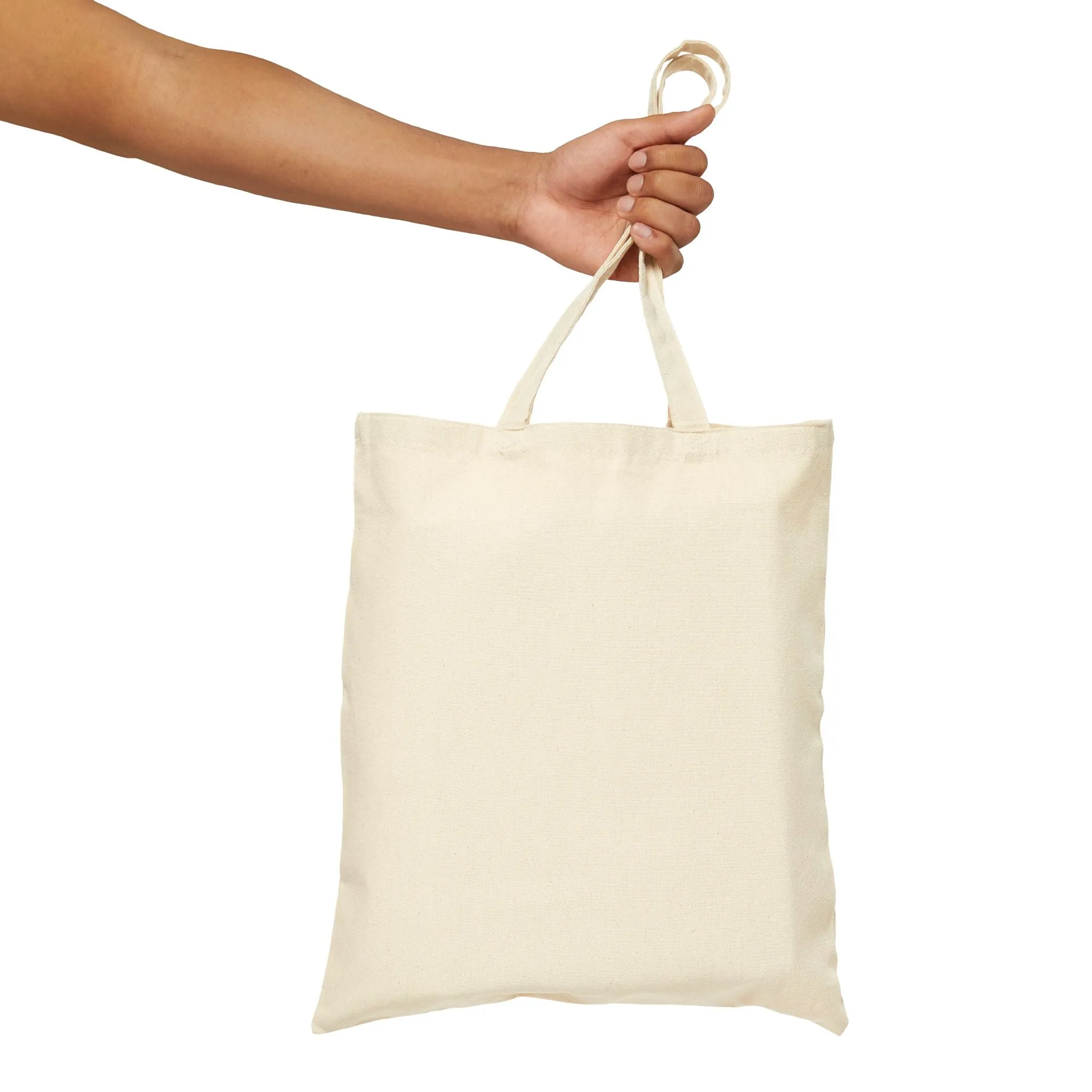A cute cat sitting on the windowsill Cotton Canvas Tote Bag