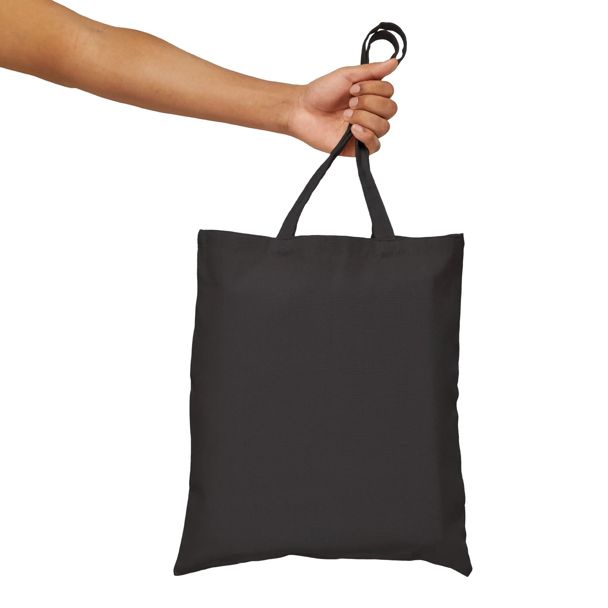 A cute cat sitting on the windowsill Cotton Canvas Tote Bag