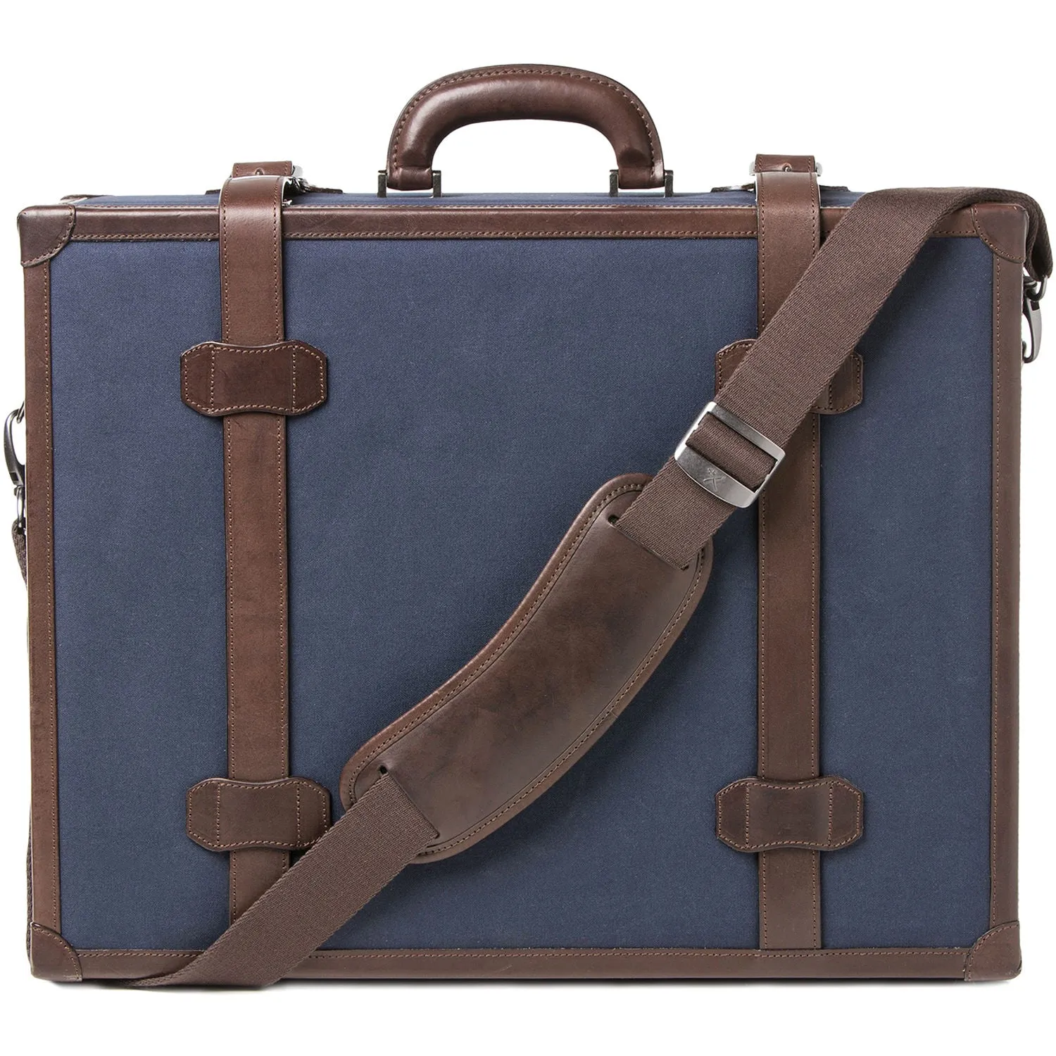 Barber Shop Carry On Hardcase "Heritage" - Blue Canvas