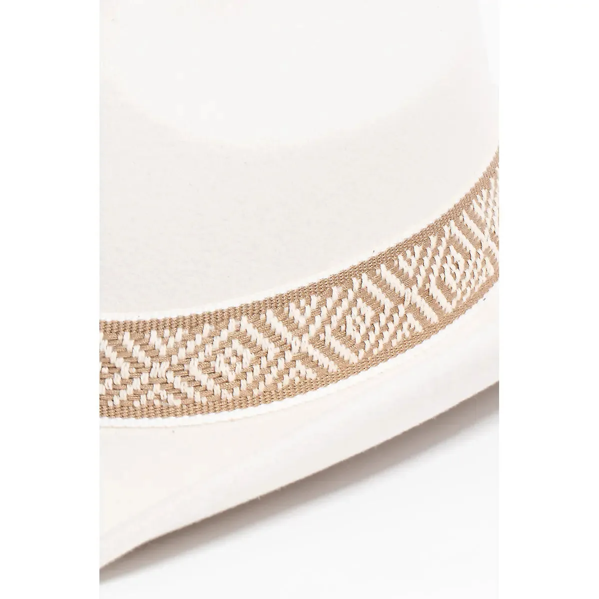 Braided Pattern Strap Cowboy Hat