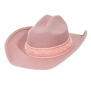 Braided Pattern Strap Cowboy Hat