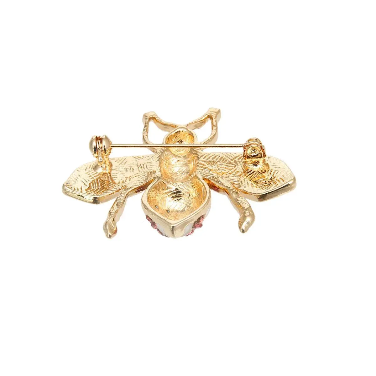 Buzz with Style: Pink Bee Brooch and Lapel Pin - The Perfect Accessory!