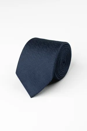 Dark Navy Texture Tie