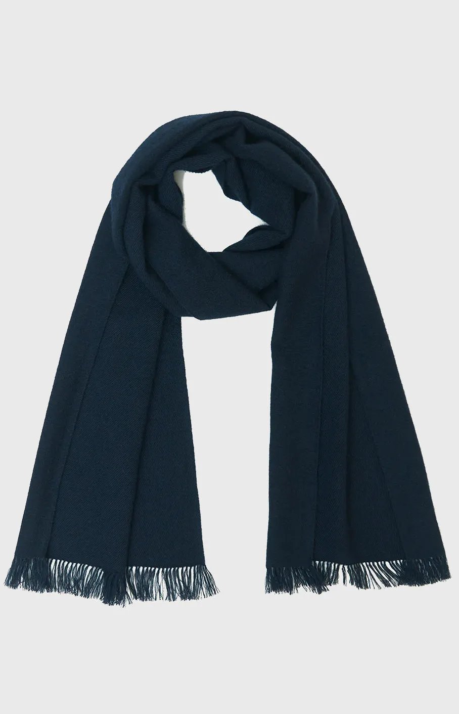 Deep Blue Double Sided Scarf