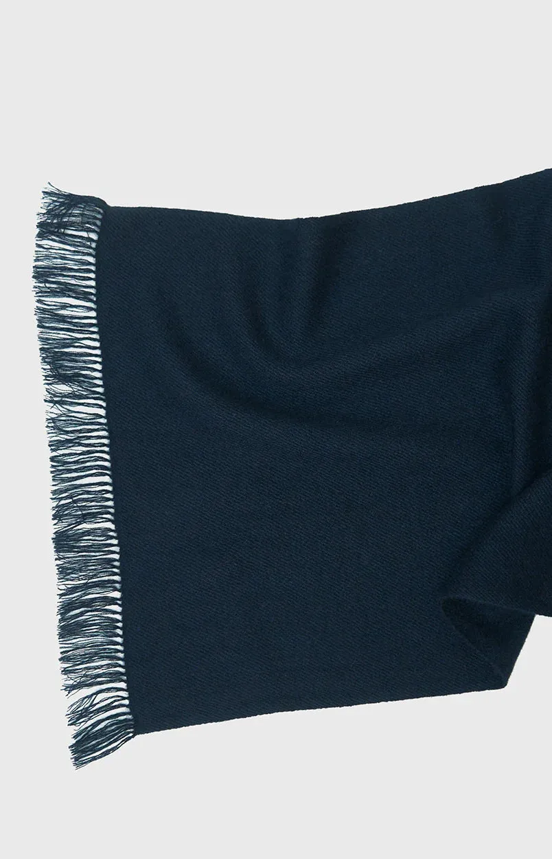 Deep Blue Double Sided Scarf