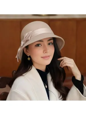 Female Fisherman's Autumn Winter Trendy Japanese Black Pot Hat