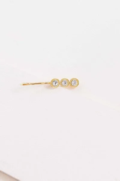 Floral And Pearl Hair Pin Set
