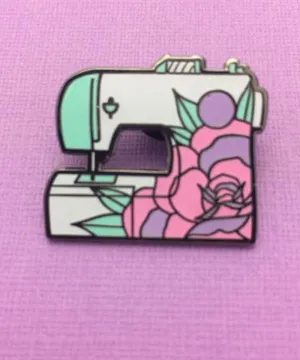 FLORAL SEWING MACHINE PIN