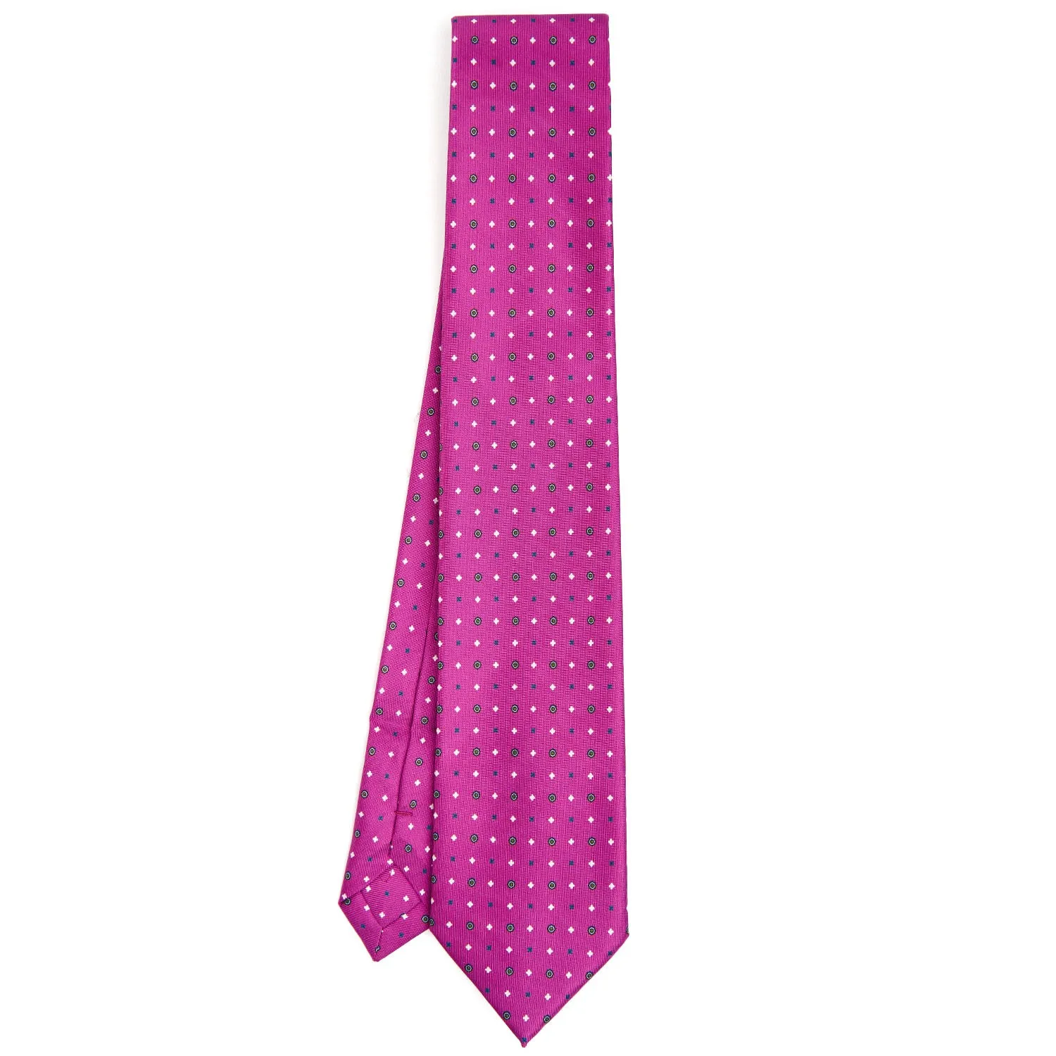 FUCSIA EXTRA LONG SARTORIAL SILK TIE