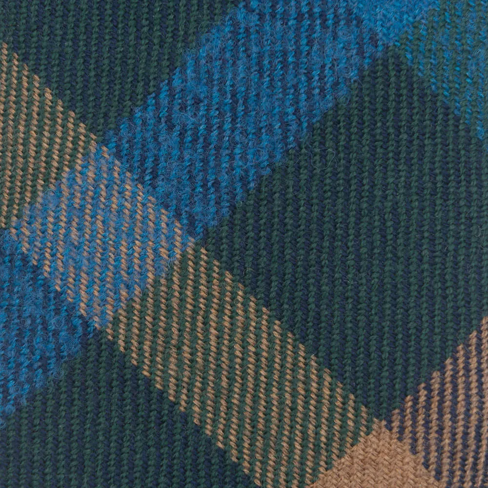 Green Madras Virgin Wool Tie