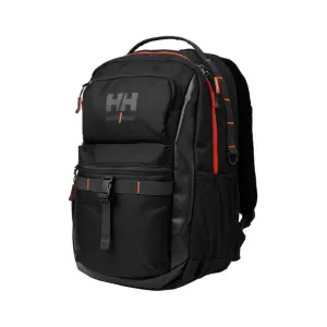 Helly Hansen Work Day Backpack 79583 – Multi Pocket, 27L Capacity, Adjustable Sternum Strap, Durable, Black, Padded Laptop Compartment