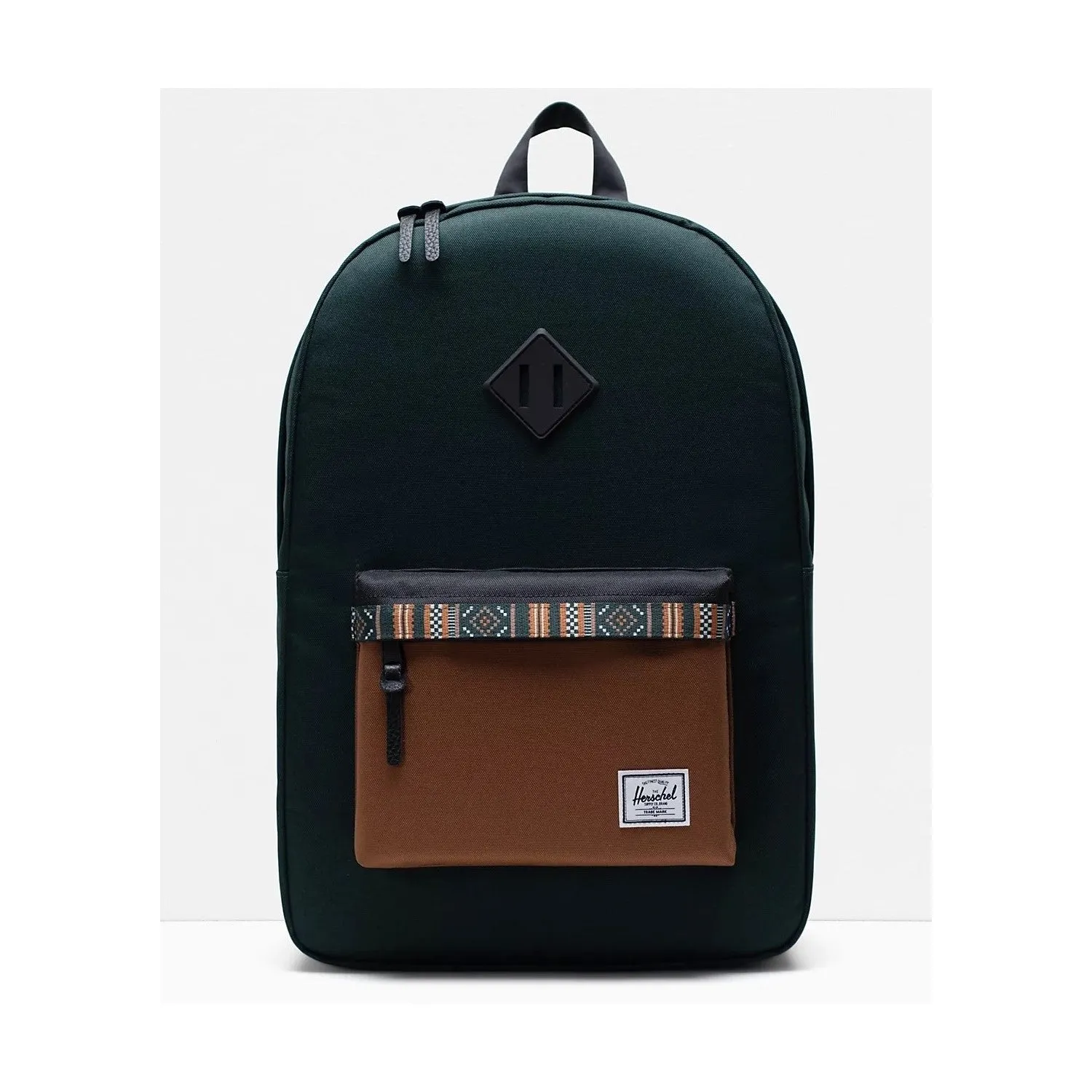 Herschel Heritage Backpack - Scarab/Black/Saddle Brown