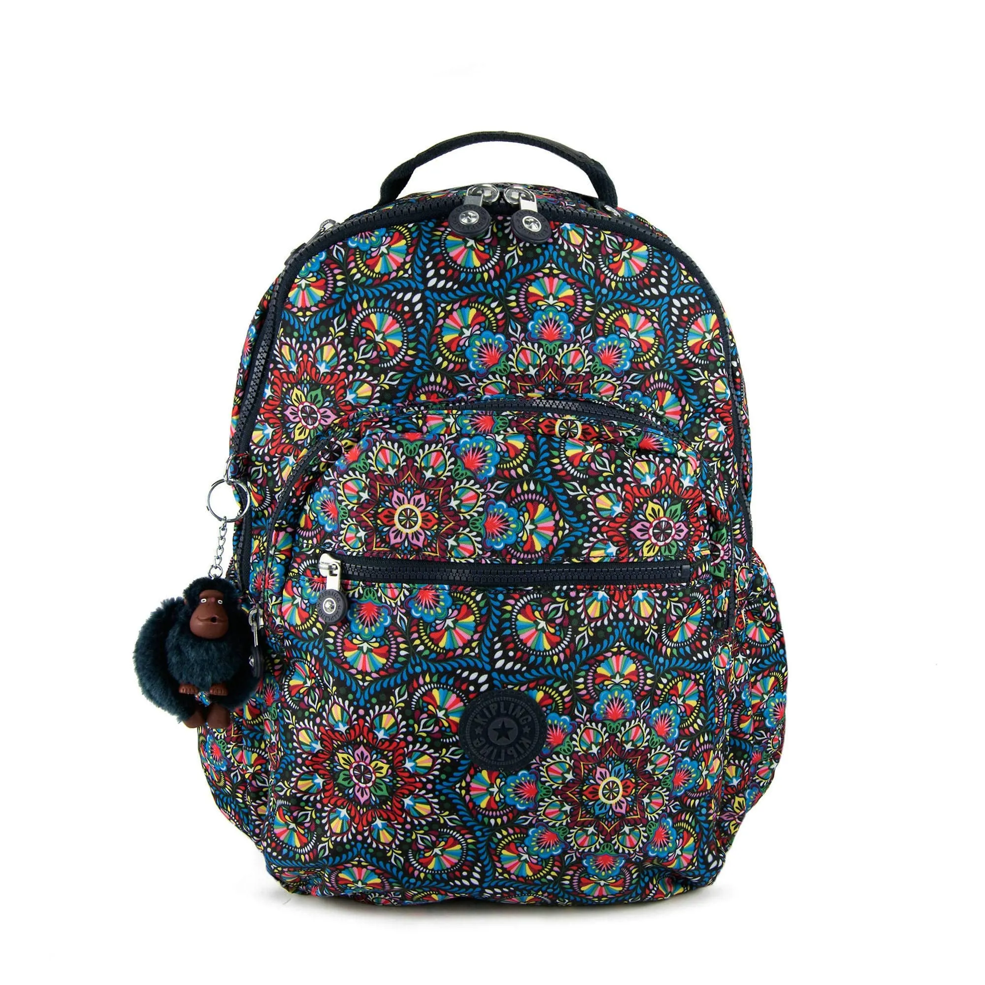 Kipling Seoul Go Large Printed Laptop 15" Backpack Sunshine Burst