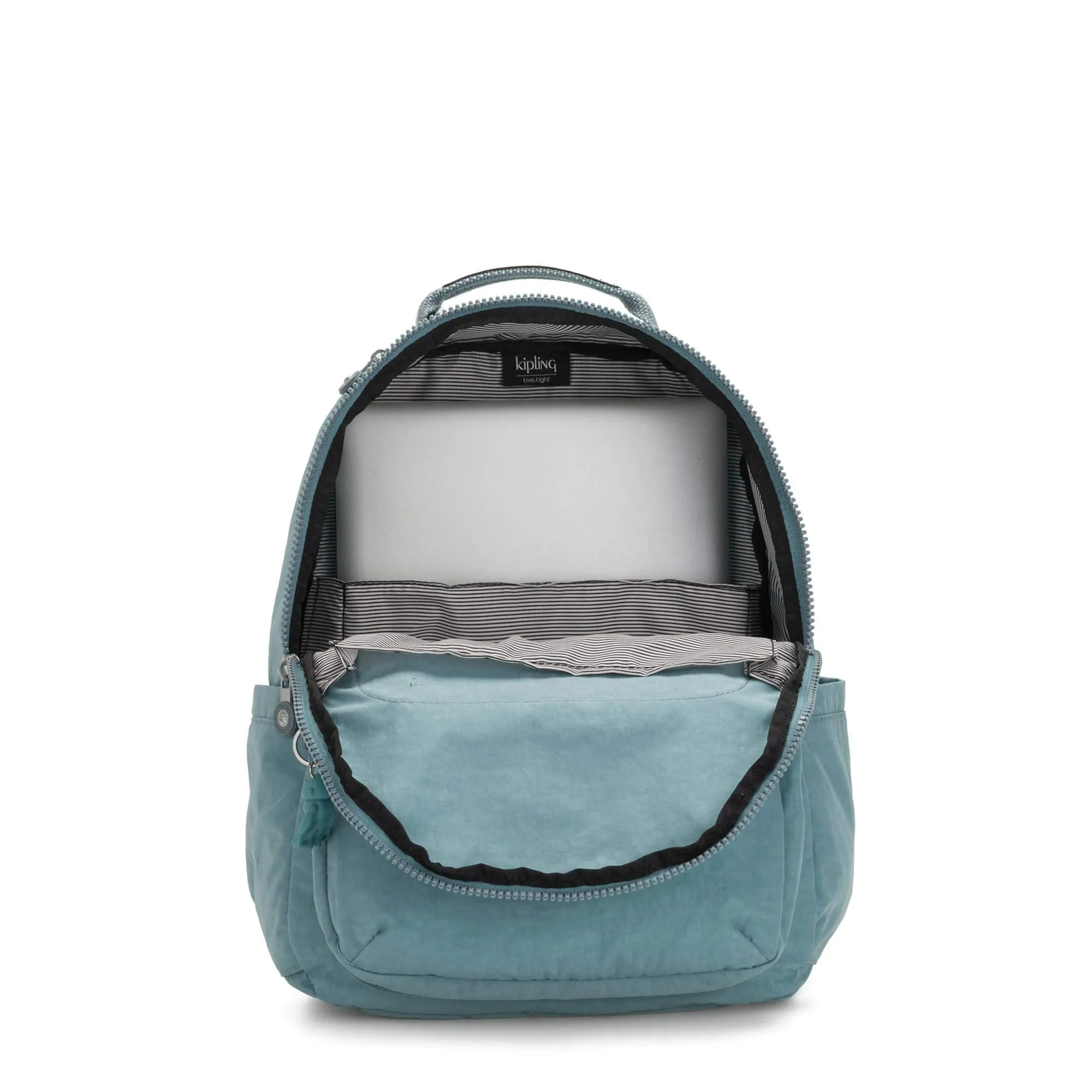 Kipling Seoul Large 15" Laptop Backpack Aqua Frost