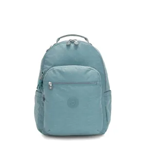 Kipling Seoul Large 15" Laptop Backpack Aqua Frost