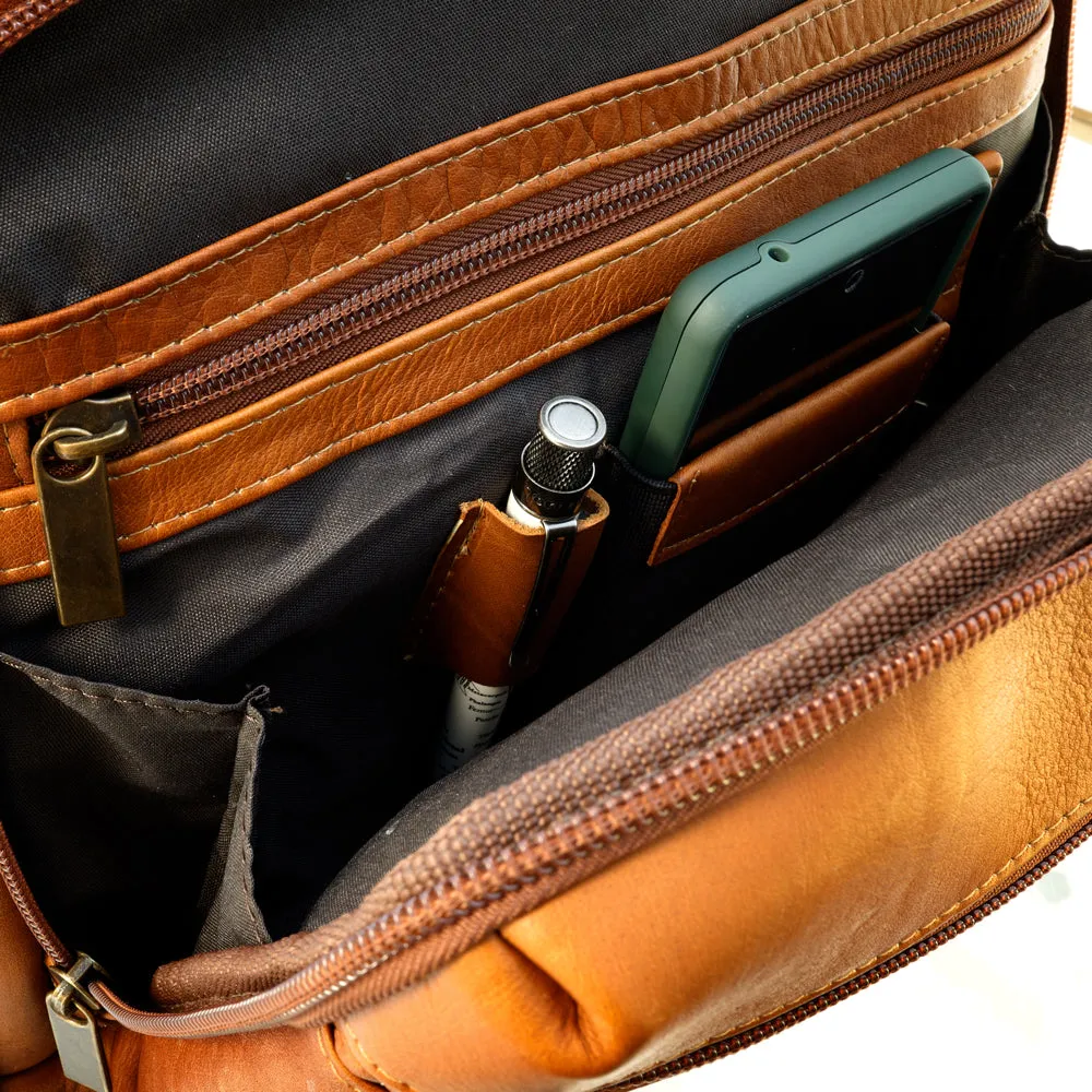 Leather Summit Backpack