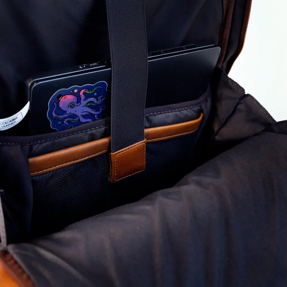 Leather Summit Backpack