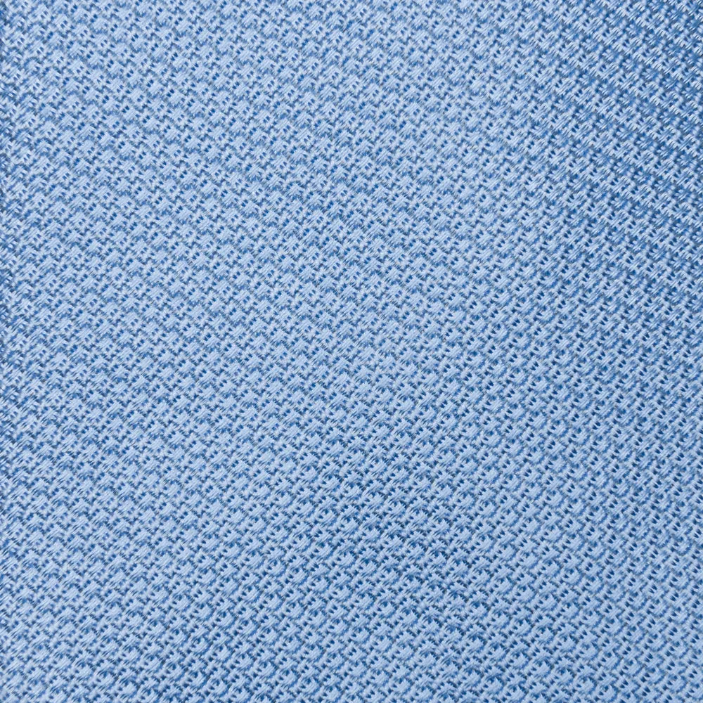 Light Blue Grenadine Silk Tie