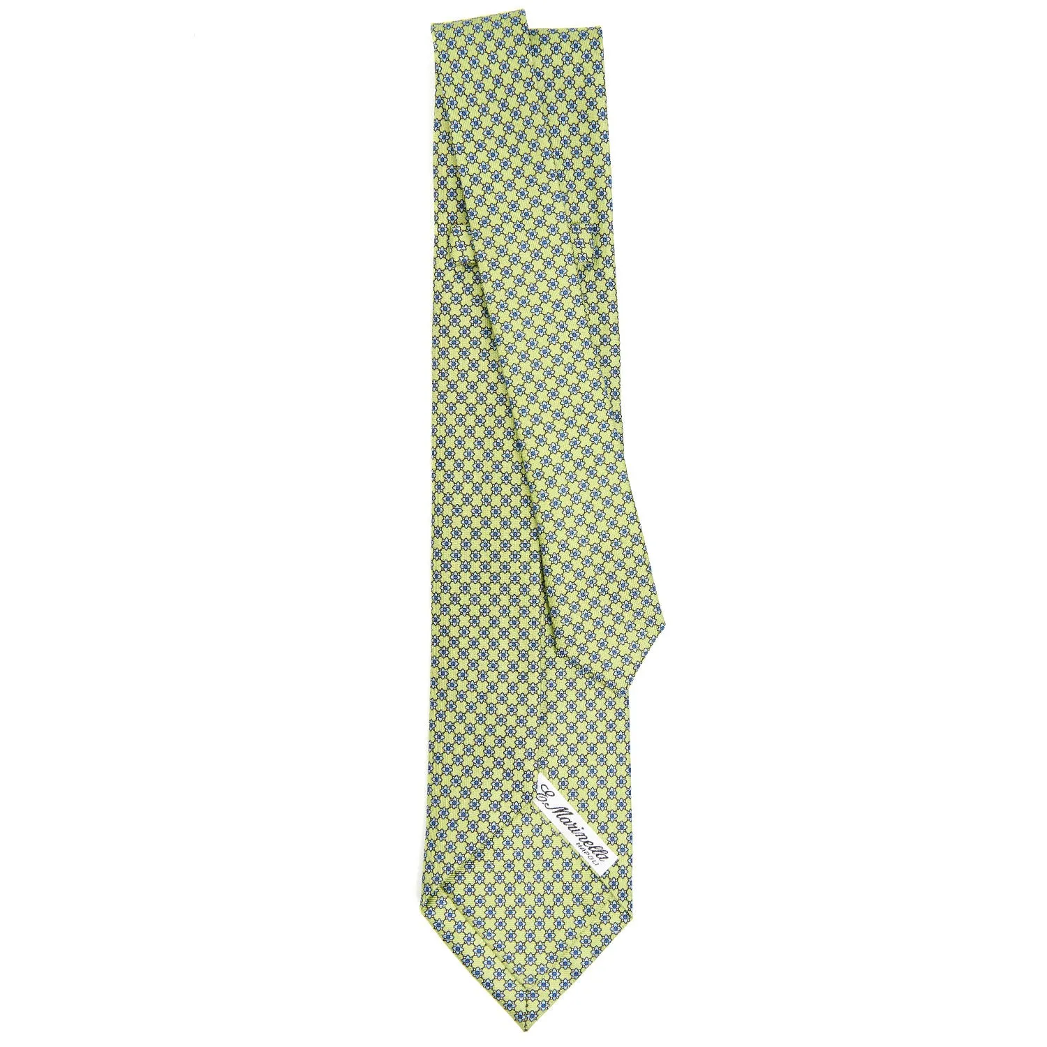LIGHT GREEN 7 FOLD SARTORIAL SILK TIE