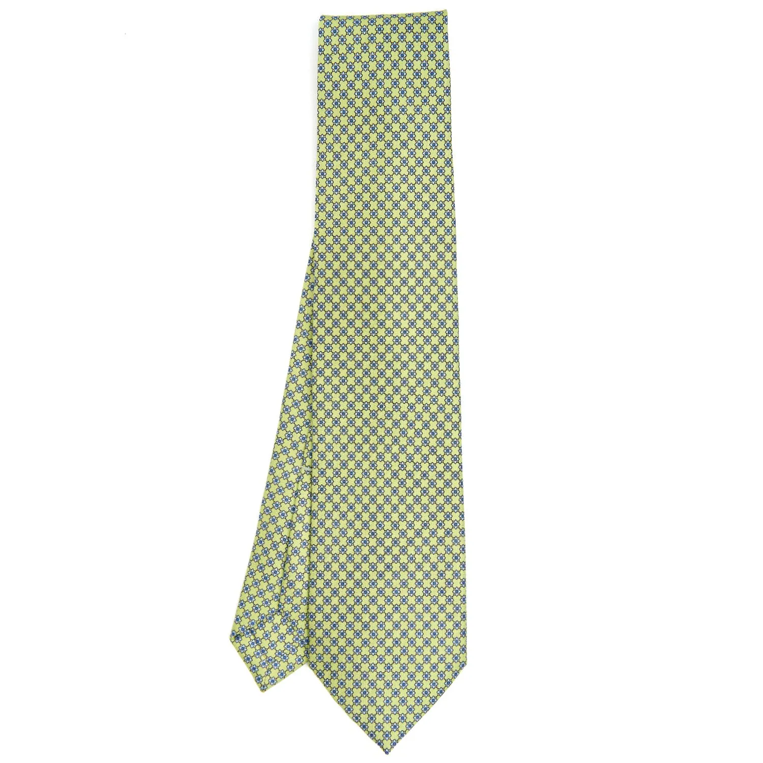 LIGHT GREEN 7 FOLD SARTORIAL SILK TIE
