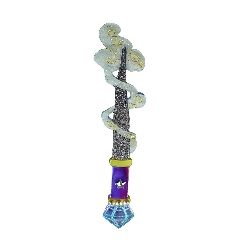Magic Wand Brooch by Cherryloco