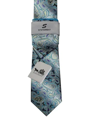 Men's Classic Tie And Handkerchief | T214-4
