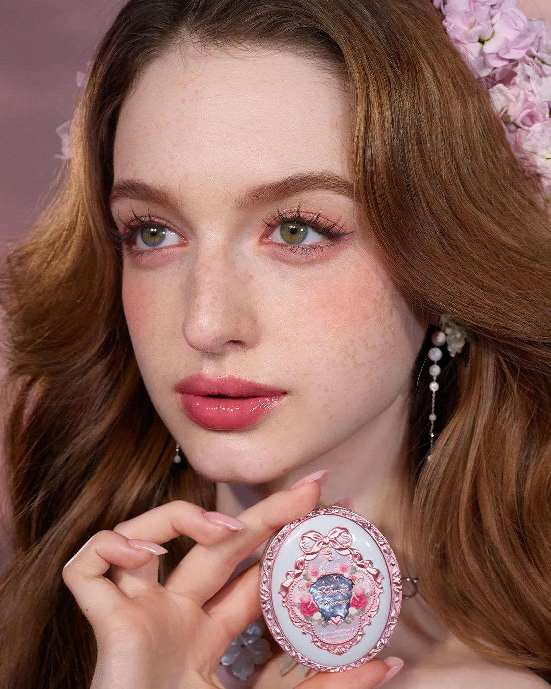 Midsummer Fairytales Velvet Embossed Blush