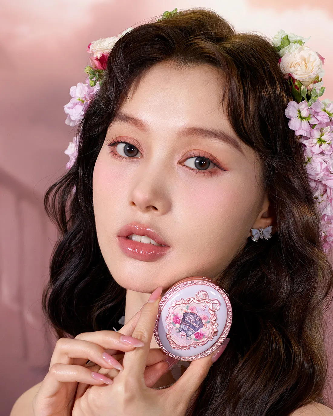 Midsummer Fairytales Velvet Embossed Blush