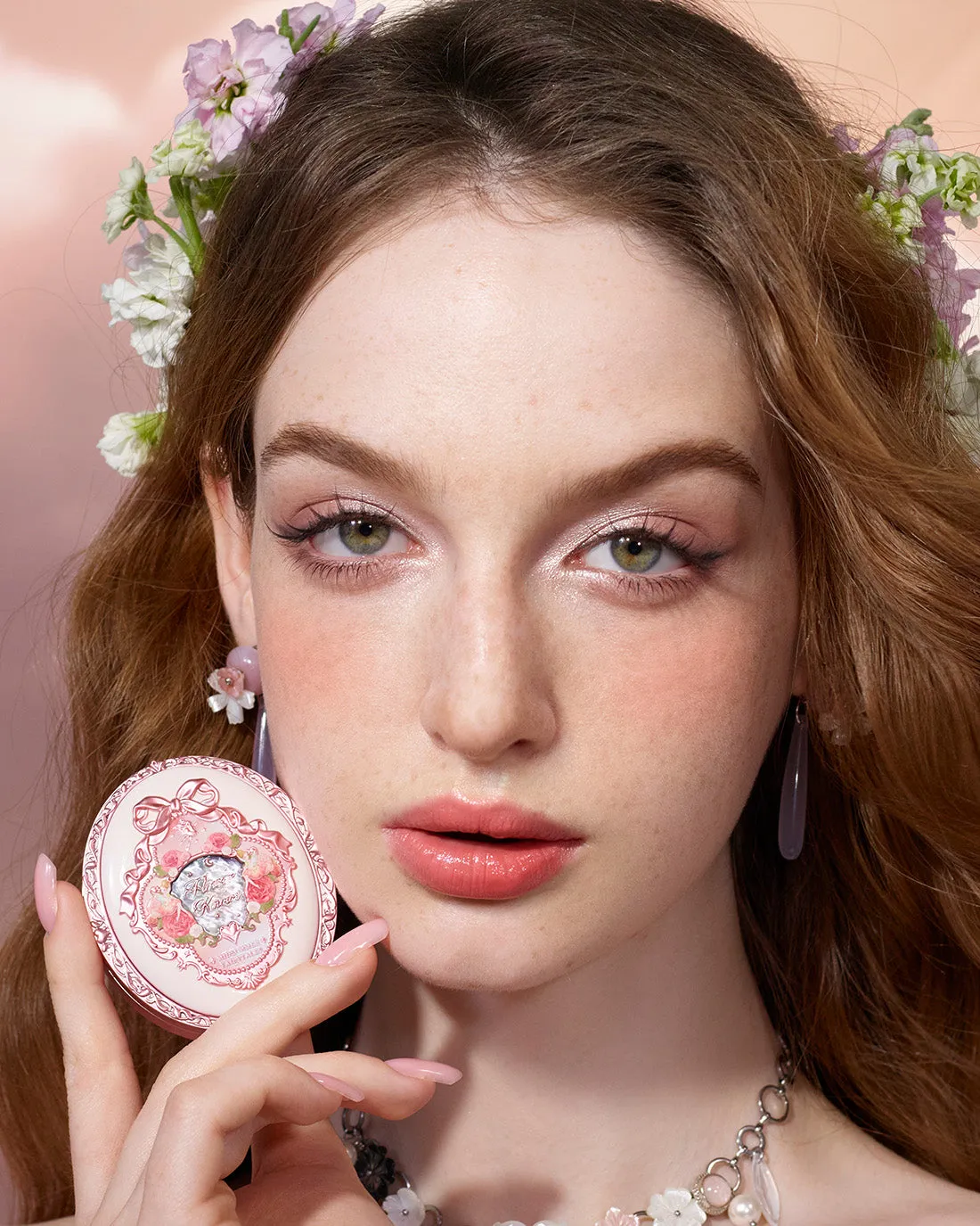 Midsummer Fairytales Velvet Embossed Blush