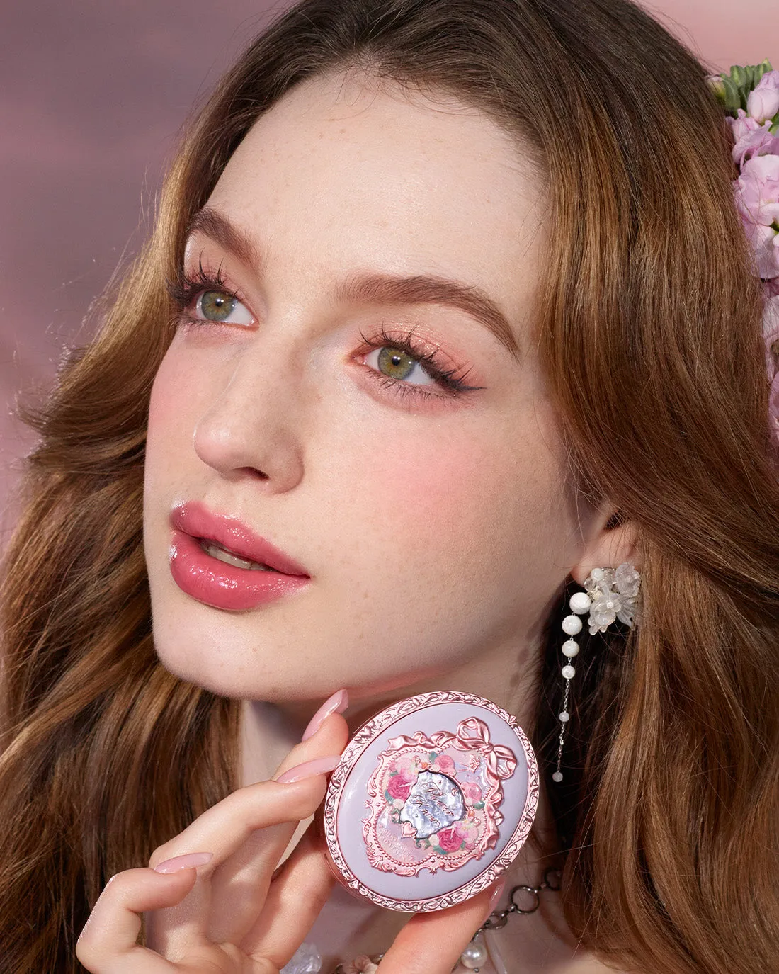Midsummer Fairytales Velvet Embossed Blush