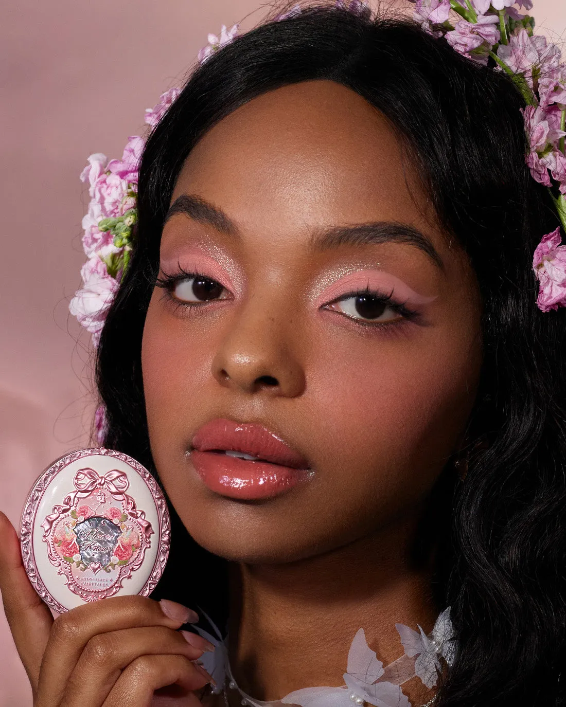 Midsummer Fairytales Velvet Embossed Blush