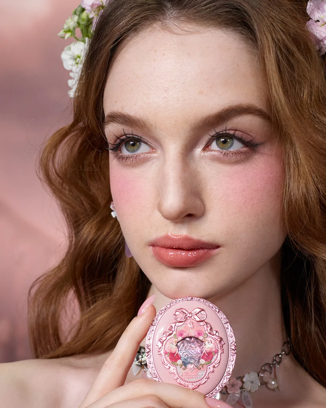 Midsummer Fairytales Velvet Embossed Blush