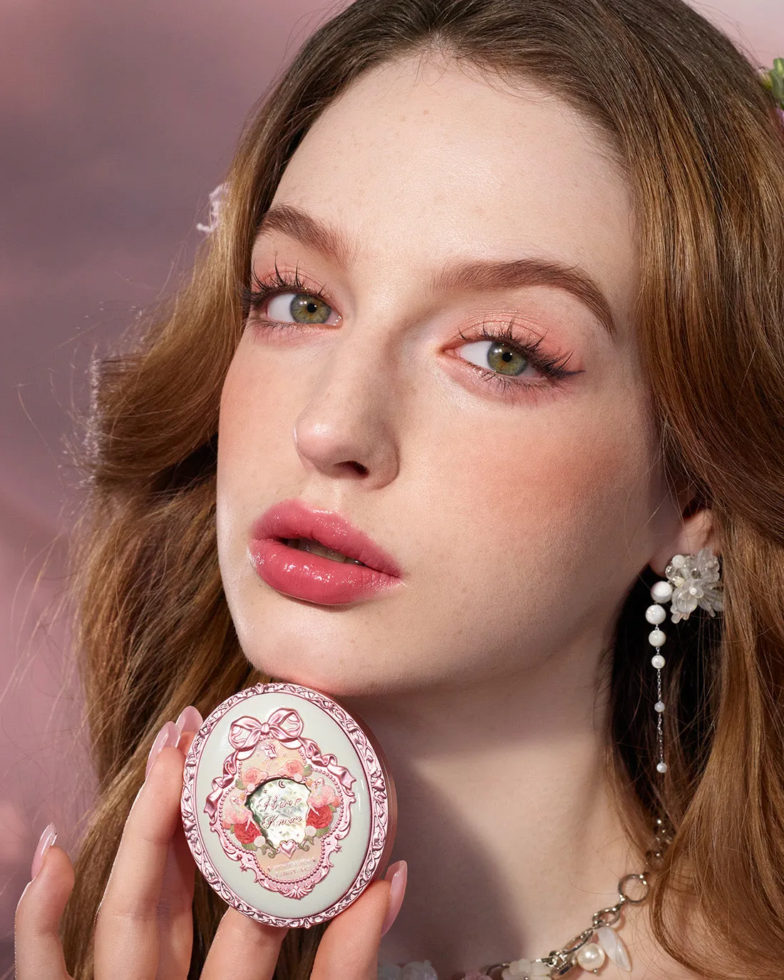 Midsummer Fairytales Velvet Embossed Blush