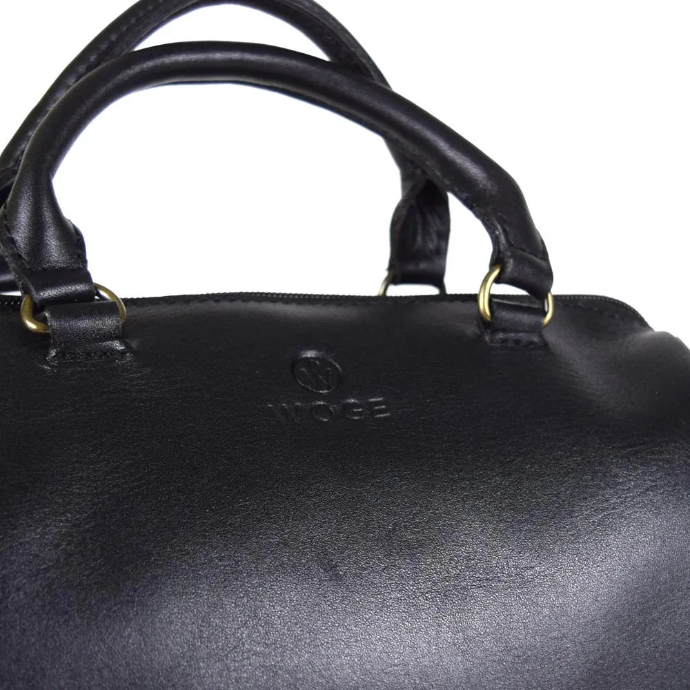 Mini bag in Black Leather