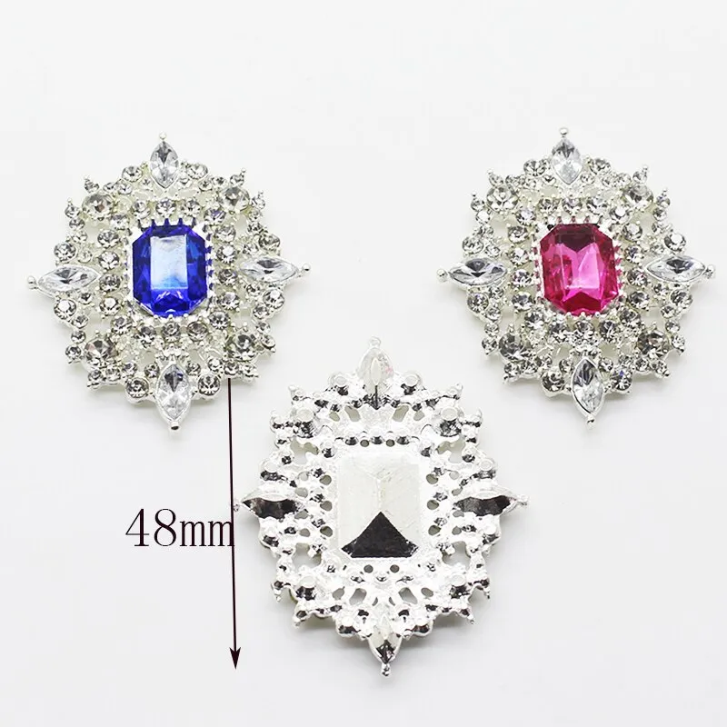 New Hot Prices Fashion 2Pcs/Lot 48*38MM beautiful Brooches Buttons