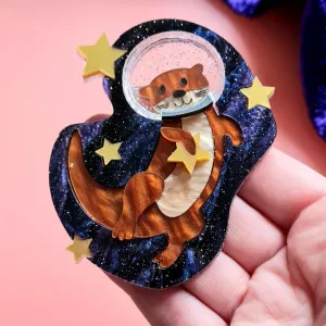 Otter Space Necklace by Cherryloco Jewellery