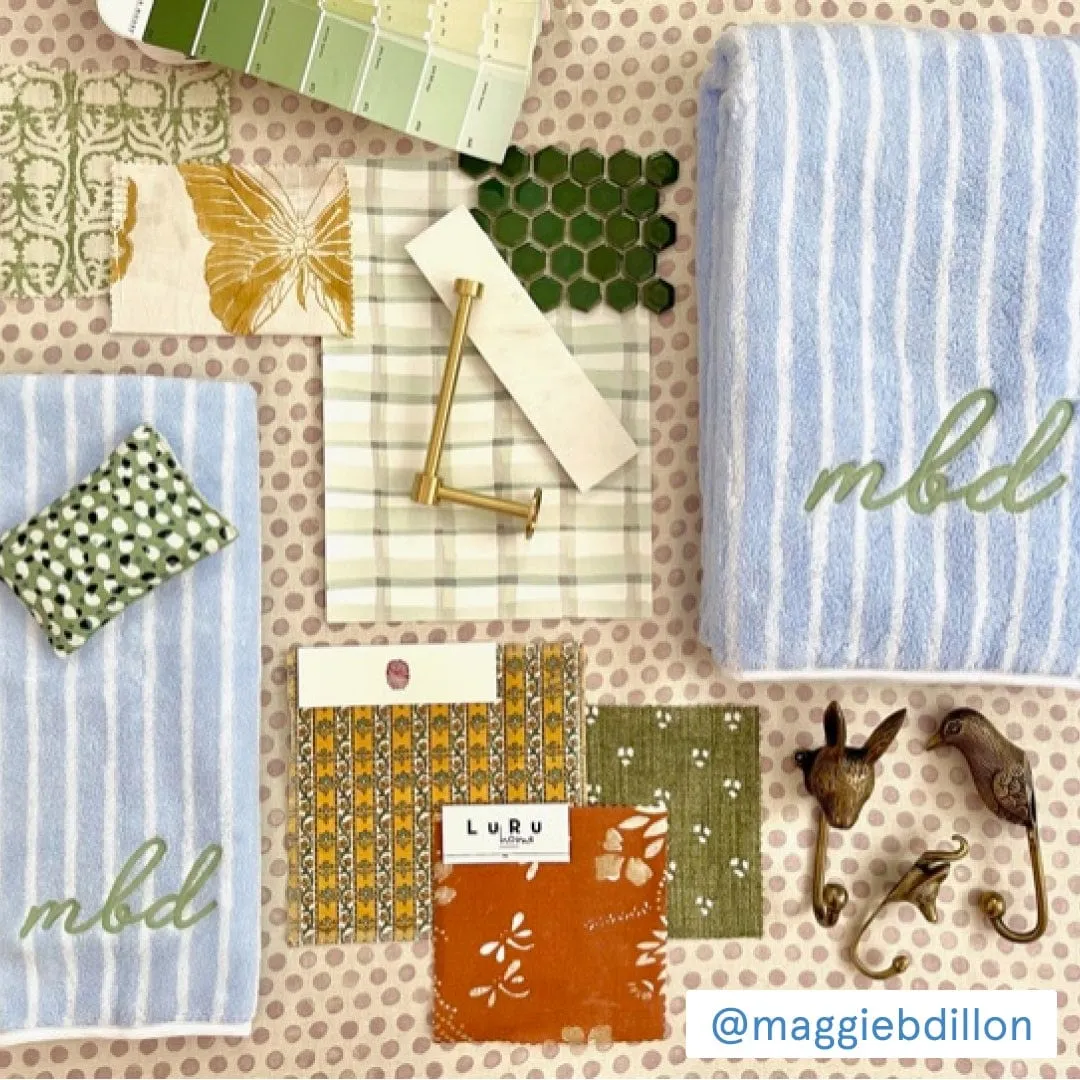Patterned Bath Towel