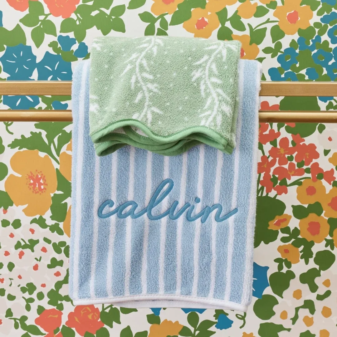 Patterned Bath Towel