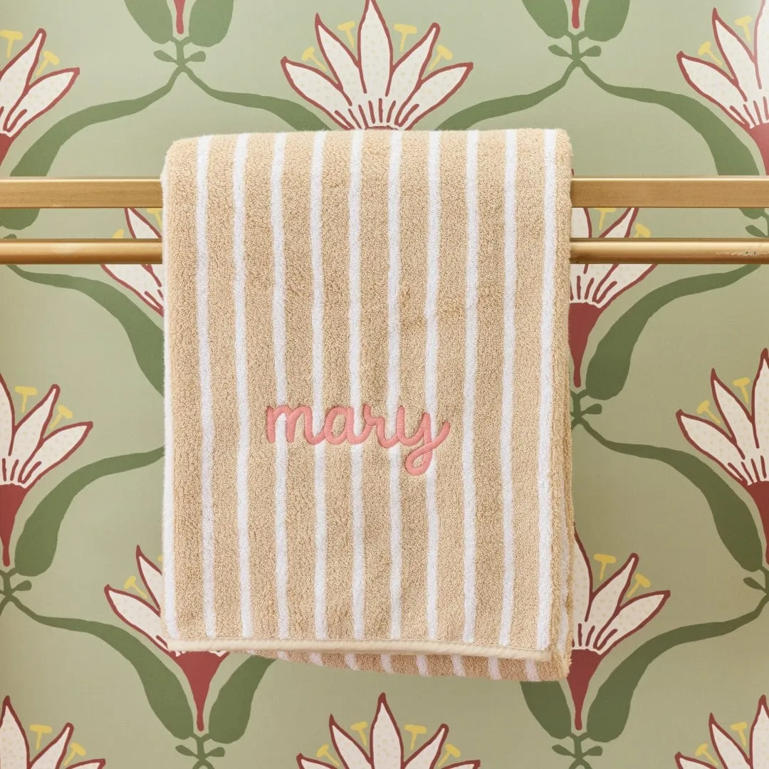 Patterned Bath Towel
