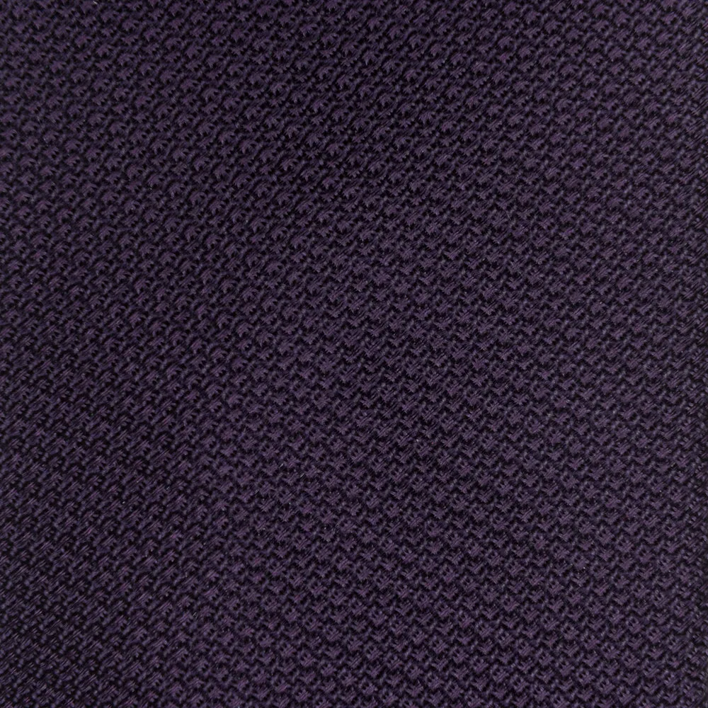 Plum Grenadine Silk Tie