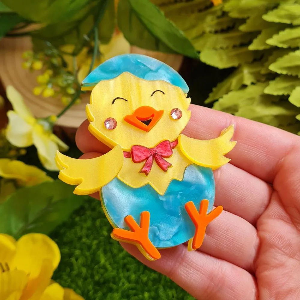 Spring Chick Necklace by Cherryloco Jewellery