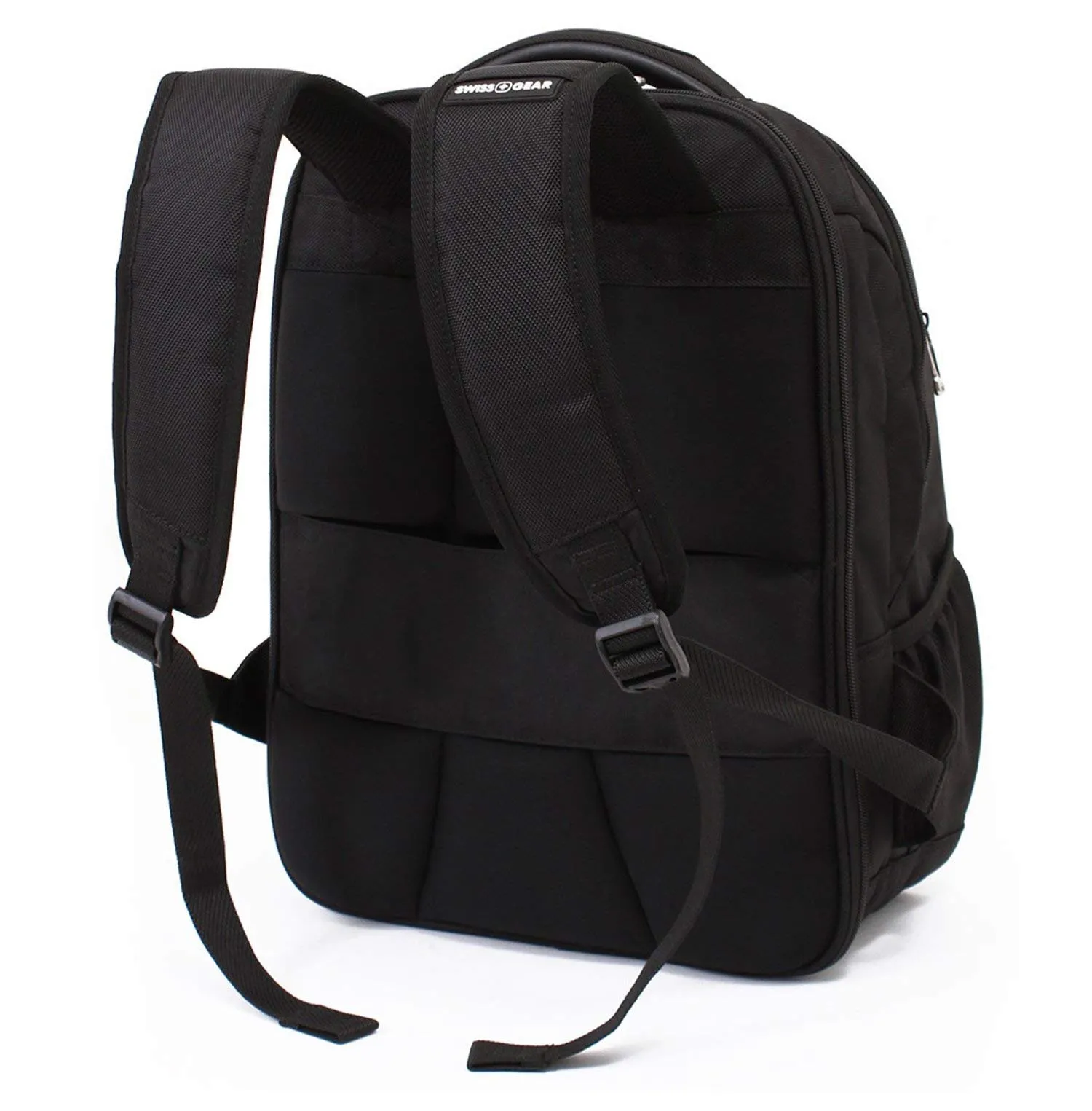 SWISSGEAR 6392 ScanSmart Ultra Premium Large Padded Laptop TSA Friendly Backpack - Black on Black
