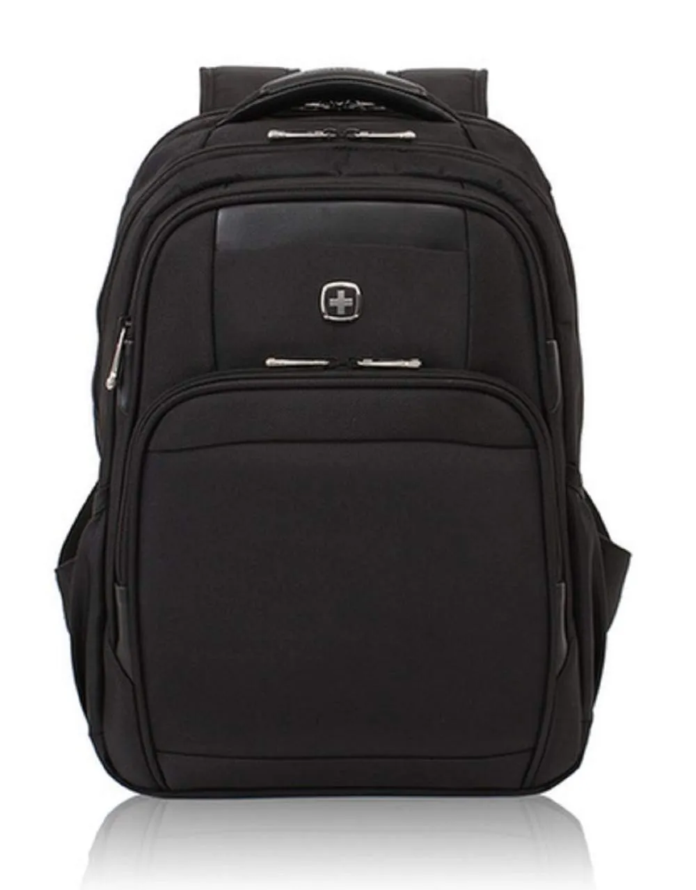 SWISSGEAR 6392 ScanSmart Ultra Premium Large Padded Laptop TSA Friendly Backpack - Black on Black