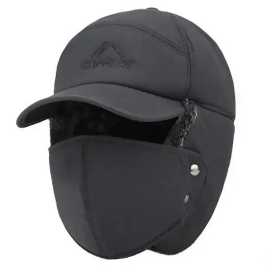 Trendy Winter Hats Men Women face and Ear Protection