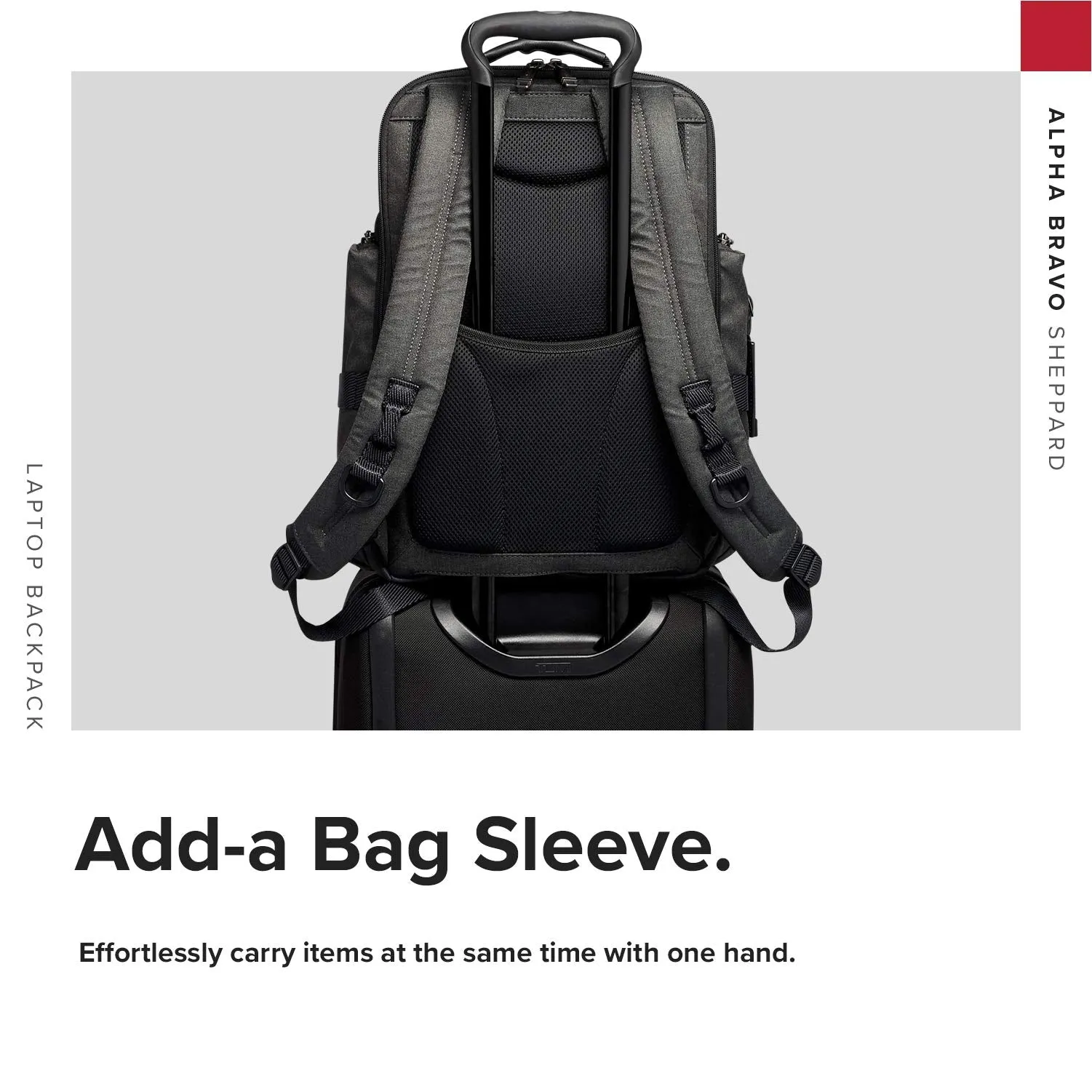 TUMI - Alpha Bravo Sheppard Deluxe Brief Pack Laptop Backpack - 15 Inch Computer Bag for Men and Women - Graphite